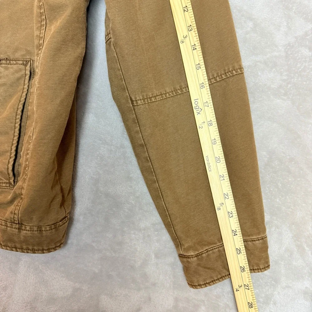 Levis Military Field Jacket Mens Large Brown Cotton Quilted Utility Workwear